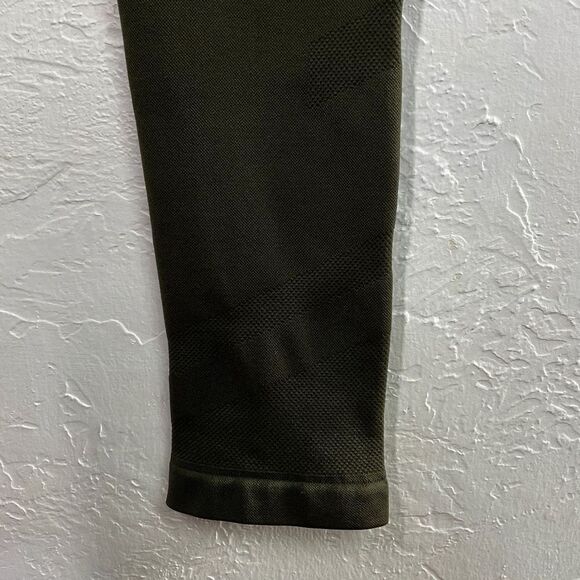 SuperDry Sport Dark Green Train Seamless 7/8 Tight Leggings 6 New - Picture 3 of 5